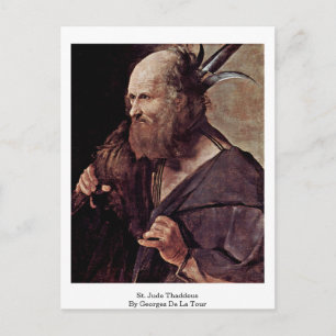 Cartão Postal Rua Jude Thaddeus, De Georges De La Tour