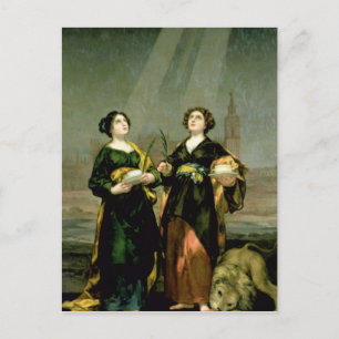 Cartão Postal Rua. Justina e Rua. Rufina, 1817