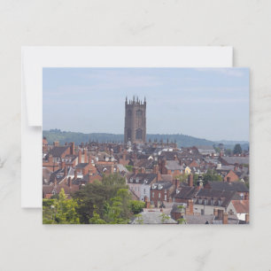 Cartão Postal Rua Laurence's Church Ludlow