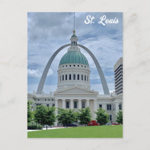 Cartão Postal Rua Louis Missouri Gateway Arch Courthouse Viagem