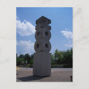 Cartão Postal Rua Louis Zoo Statue