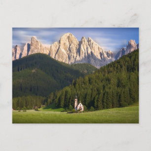 Cartão Postal Rua. Magdalena Val di Funes
