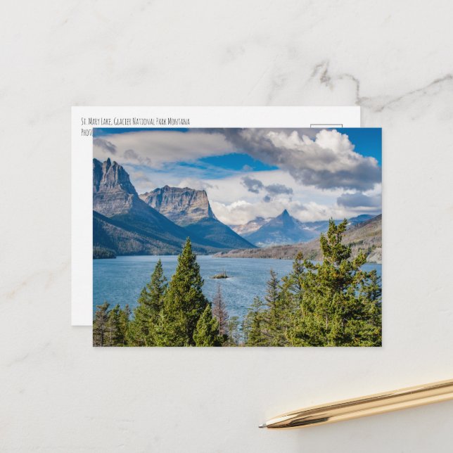 Cartão Postal Rua. Mary Lake (Frente/Verso In Situ)