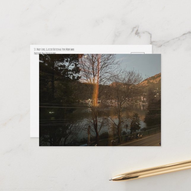 Cartão Postal Rua. Mary Lake (Frente/Verso In Situ)