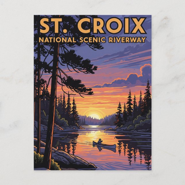 Cartão Postal Rua Nacional Croix (Frente)