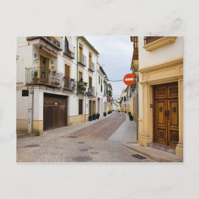 Cartão Postal Rua no Centro Histórico de Córdoba (Frente)