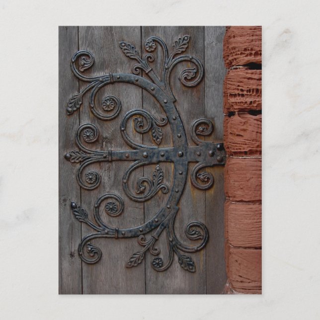 Cartão Postal Rua ornamentado Magnus Hinge (Frente)