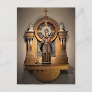 Cartão Postal Rua. Padre Pio Shrine, Kenosha, Wi