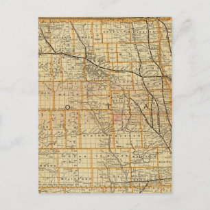 Cartão Postal Rua Paul, Minneapolis e Manitoba Linha 2