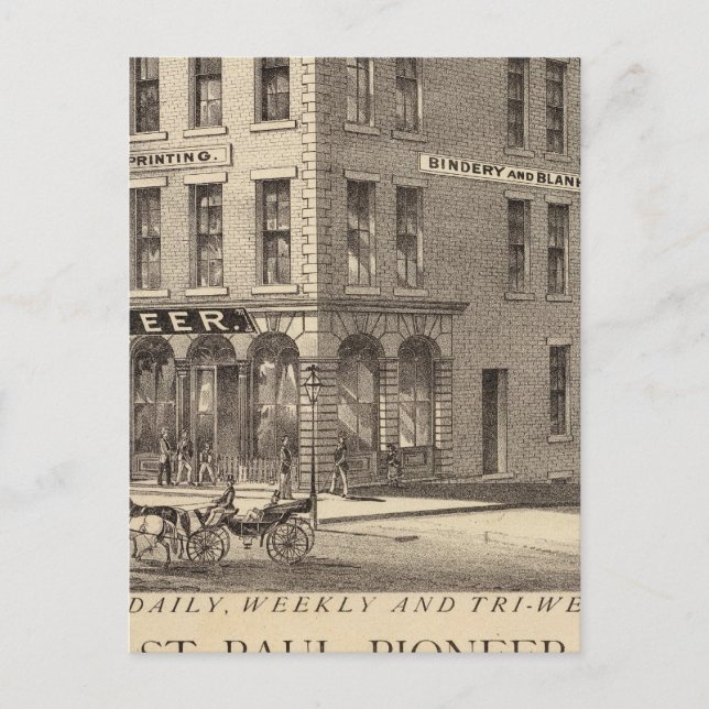 Cartão Postal Rua Paul Pioneer (Frente)