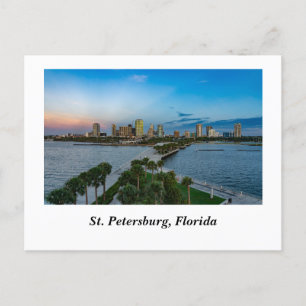 Cartão Postal Rua.Petersburg Florida Aerial