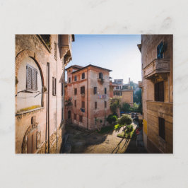 Cartão Postal Rua Pitoresca e Silenciosa em Roma, Itália