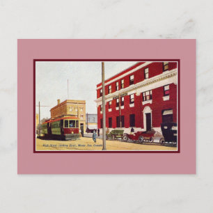 Cartão Postal Rua Principal Antiga Moose Jaw Canadá