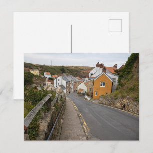 Cartão Postal Rua Principal da Vila de Staithes