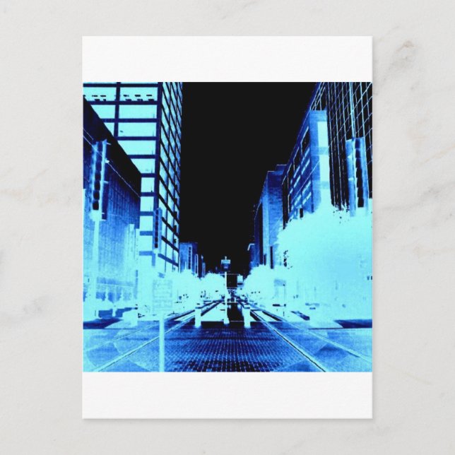 Cartão Postal Rua Principal Houston (Frente)