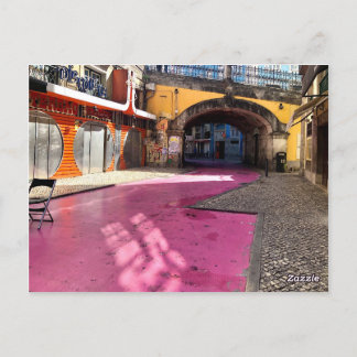 Cartão Postal Rua Rosa, Lisboa, Portugal