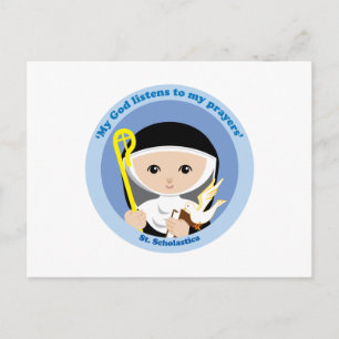 Cartão Postal Rua. Scholastica