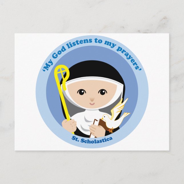 Cartão Postal Rua. Scholastica (Frente)