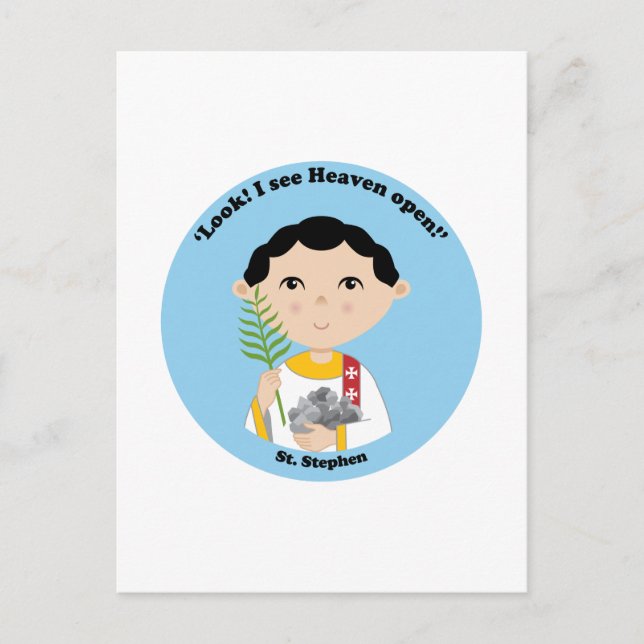 Cartão Postal Rua, Stephen. (Frente)