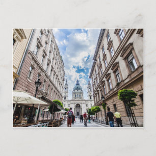 Cartão Postal Rua. Stephen Basilica (Budapeste)