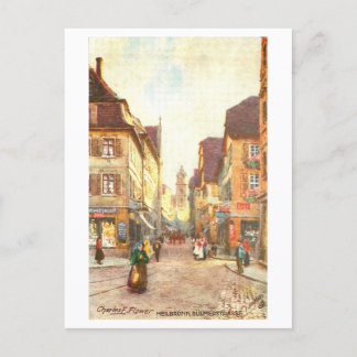Cartão Postal Rua Sulmerstrasse antiga, Heilbronn, Alemanha