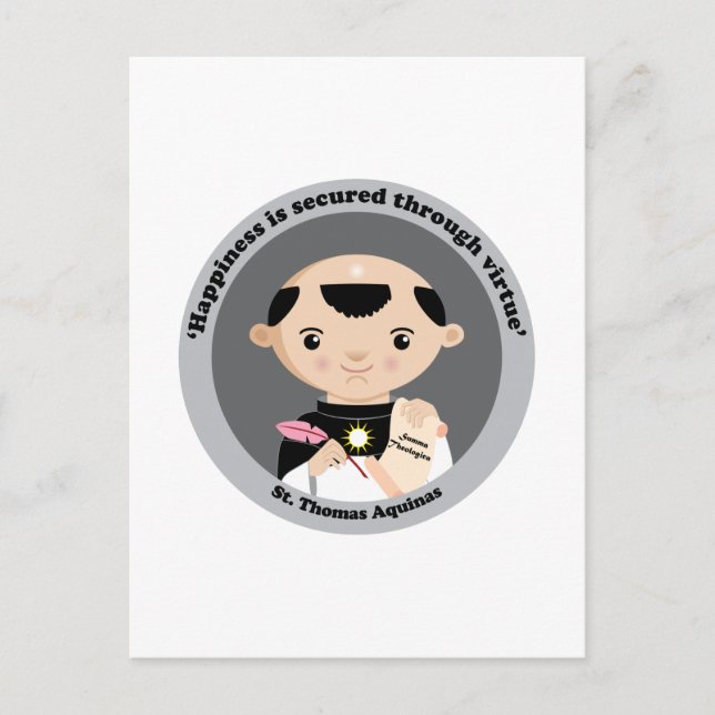 Cartão Postal Rua Thomas Aquinas (Frente)