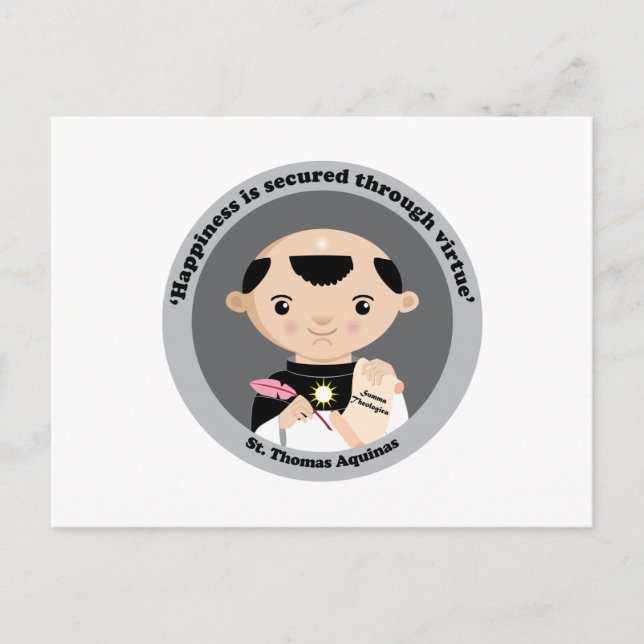 Cartão Postal Rua Thomas Aquinas (Frente)