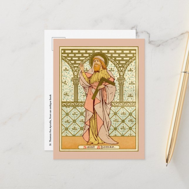 Cartão Postal Rua. Thomas the Apostle (RLS 18) (Frente/Verso In Situ)