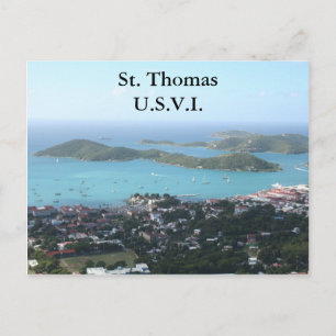 Cartão Postal Rua Thomas U.S.V.I.