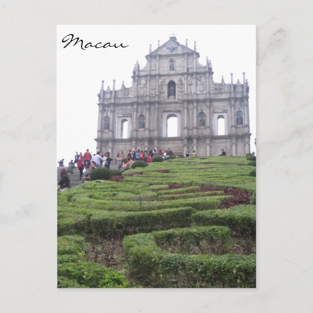 Cartão Postal rua verde (Frente)