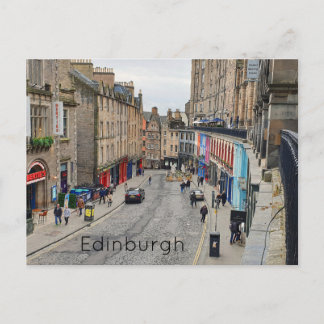 Cartão Postal Rua Victoria de Edimburgo