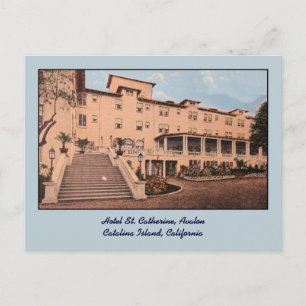 Cartão Postal Rua Vintage Hotel Catherine Avalon