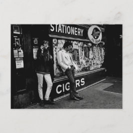 Cartão Postal Rua Vintage Nova Iorque. O Lugar de Mark Hippies