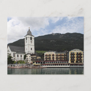 Cartão Postal Rua.Wolfgang am Wolfgangsee, Salzburgo Österreich