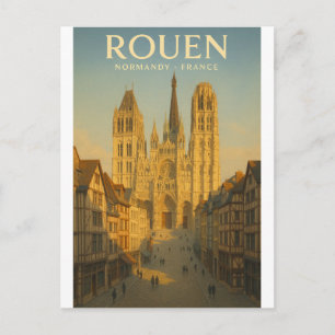 Cartão Postal Ruão Normandia França 2026