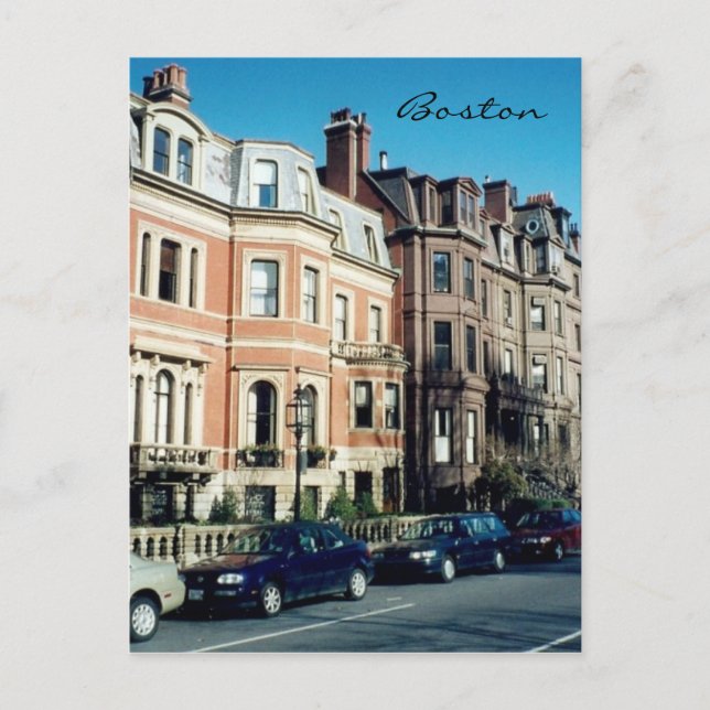 Cartão Postal ruas boston (Frente)