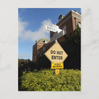 Cartão Postal Ruas da Broadway & Broderick, São Francisco, CA