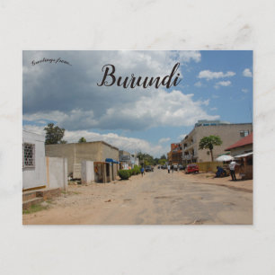 Cartão Postal Ruas de Bujumbura Burundi