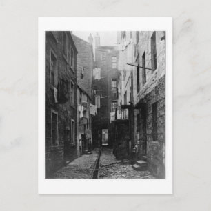 Cartão Postal Ruas de Glasgow, Escócia 1868