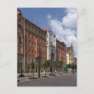 Cartão Postal ruas de Ruas. Petersburgo, Rússia