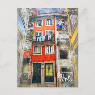 Cartão Postal Ruas do Porto - Portugal