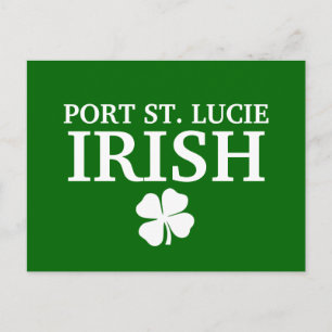 Cartão Postal Ruas PORT orgulhosas. LUCIE IRISH! Dia de São Patr