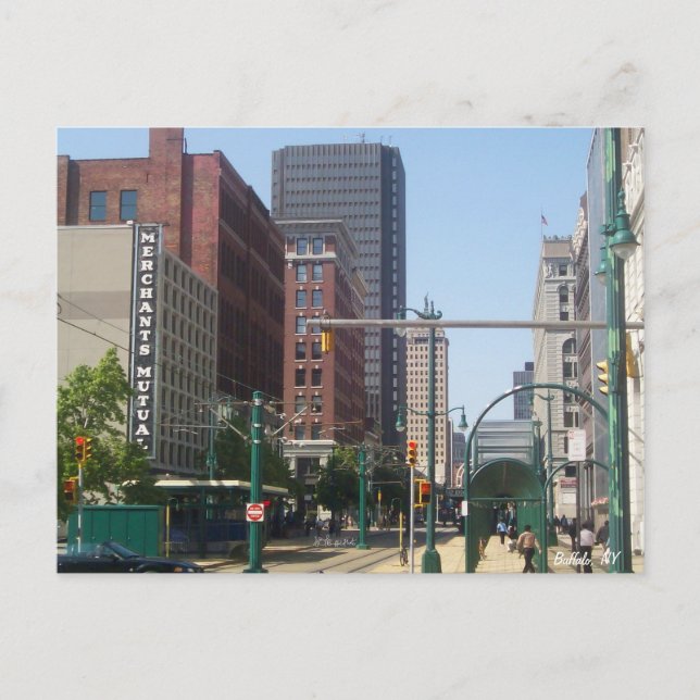 Cartão Postal Ruas Principal e Swan (Frente)