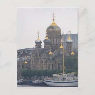 Cartão Postal Ruas. Ruas quadradas de Isaac. Petersburgo, Rússi