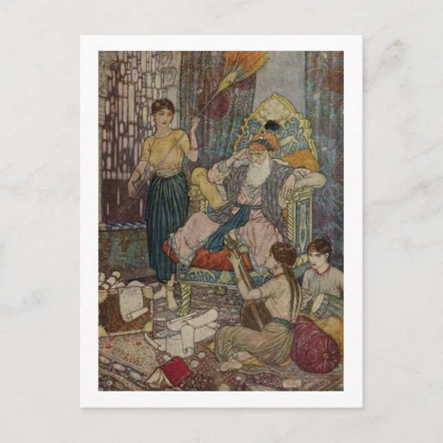 Cartão Postal Rubaiyat de Dulac (Frente)