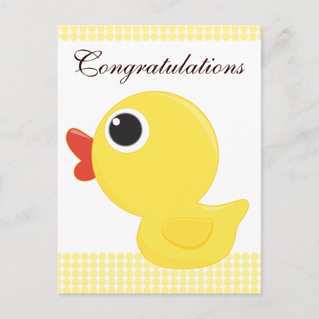 Cartão Postal Rubber Duckie (Frente)