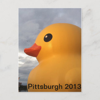 Cartão Postal Rubber Ducky Pittsburgh