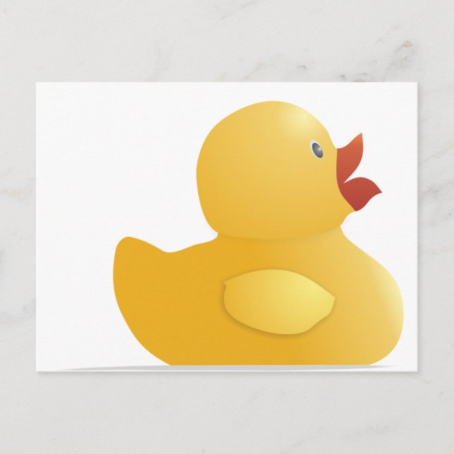 Cartão Postal Rubberduck Amarelo (Frente)