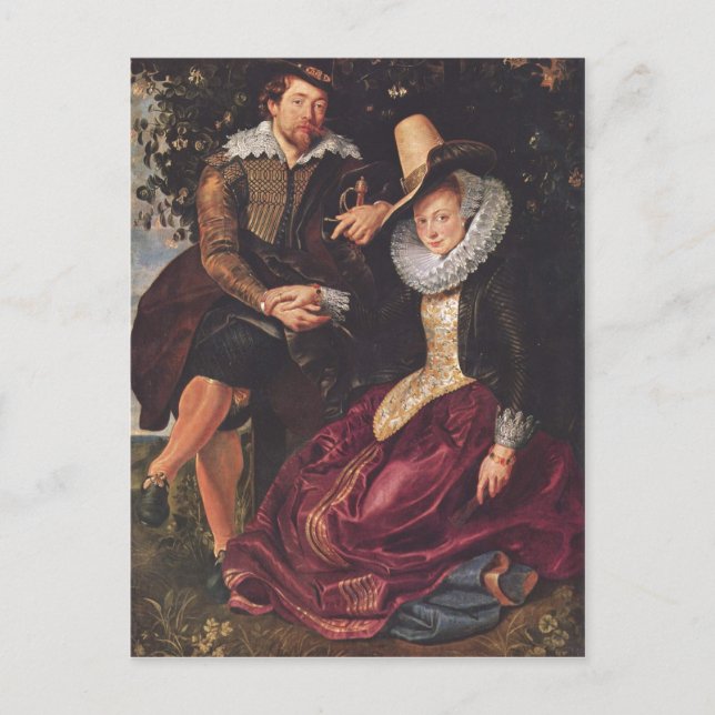 Cartão Postal Rubens, Peter Paul Selbstportr?t des Malers mit se (Frente)