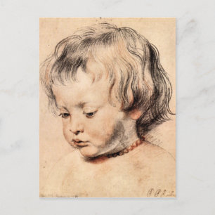Cartão Postal Rubens Son Nicholas por Paul Rubens